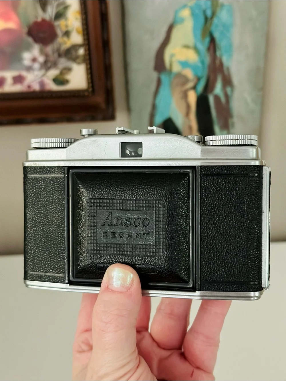 Vintage Ansco Regent 35mm film folding camera